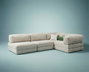 Atelier Del Sofa Kanyon - Sofá-Cama Esquinero Crema